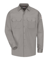 Bulwark Men's Work Shirt - EXCEL FR® ComforTouch. SLW2 - Grey