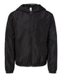 Independent Trading Co. Youth Lightweight Windbreaker Full-Zip Jacket. EXP24YWZ - Black