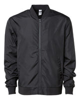 Independent Trading Co. Unisex Lightweight Bomber Jacket. EXP52BMR - Black