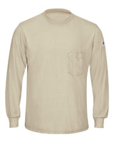 Bulwark Men's Long Sleeve Lightweight T-Shirt. SMT8 - Khaki