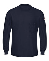 Bulwark Men's Long Sleeve Lightweight T-Shirt. SMT8 - Navy