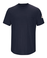 Bulwark Men's FR Lightweight Pocket T-Shirt. SMT6 - Navy