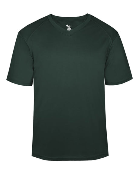 Badger Men's B-Core V-Neck T-Shirt. 4124 - Forest