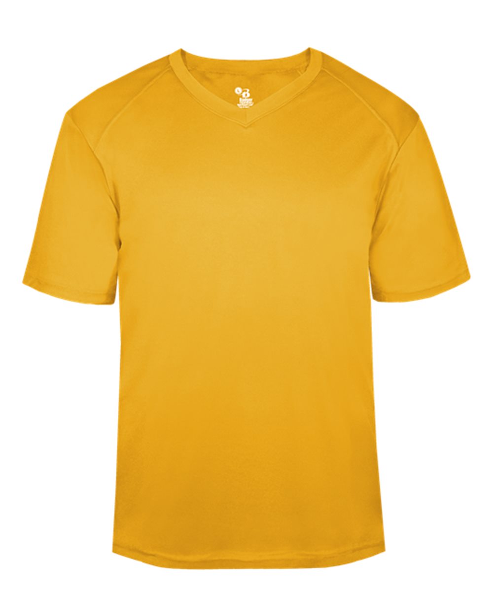 Badger Men's B-Core V-Neck T-Shirt. 4124 - Gold