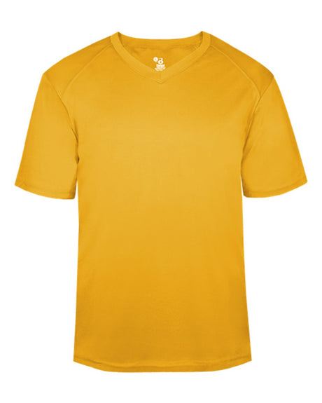 Badger Men's B-Core V-Neck T-Shirt. 4124 - Gold