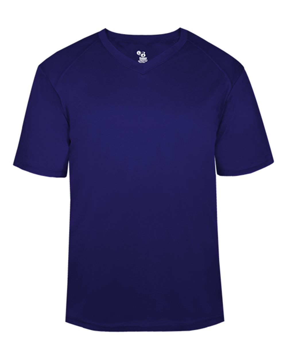 Badger Men's B-Core V-Neck T-Shirt. 4124 - Purple