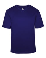 Badger Men's B-Core V-Neck T-Shirt. 4124 - Purple