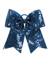 Augusta Sportswear Sequin Cheer Hair Bow. 6702 - Navy