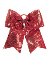 Augusta Sportswear Sequin Cheer Hair Bow. 6702 - Red