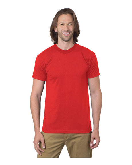 Bayside Unisex USA-Made 50/50 T-Shirt. 1701 - Red