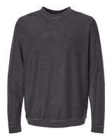 Boxercraft Unisex Corded Crewneck Sweatshirt. D02 - Black