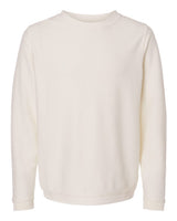 Boxercraft Unisex Corded Crewneck Sweatshirt. D02 - Natural