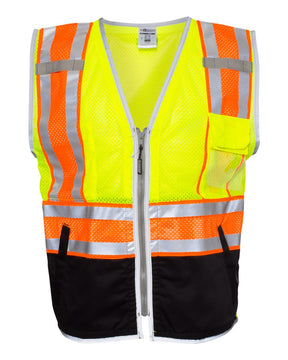 Kishigo Unisex Premium Brilliant Series® Ultimate Reflective Vest. 1543-1544 - Lime
