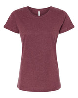 LAT Women's Fine Jersey Tee. 3516 - Vintage Burgundy