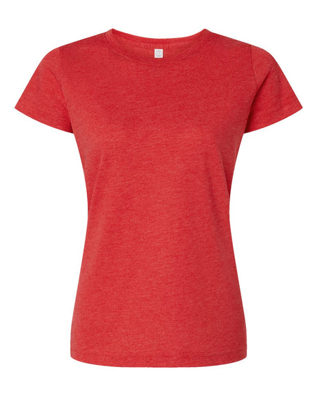 LAT Women's Fine Jersey Tee. 3516 - Vintage Red