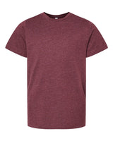 LAT Youth Fine Jersey Tee. 6101 - Vintage Burgundy