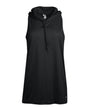 Badger Women's B-Core Racerback Hooded Tank Top. 4111 - Black