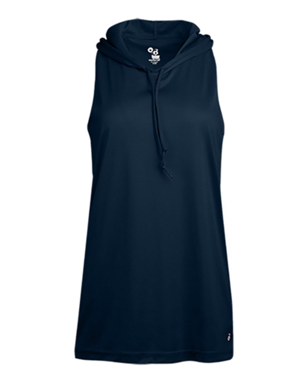 Badger Women's B-Core Racerback Hooded Tank Top. 4111 - Navy