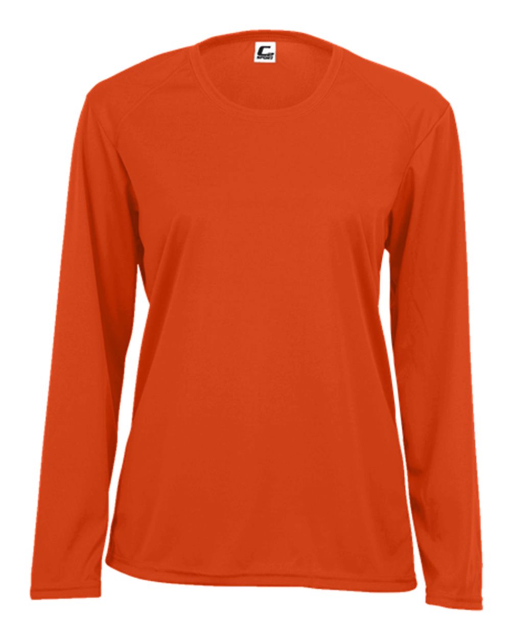 C2 Sport Women's Performance Long Sleeve T-Shirt. 5604 - Burnt Orange
