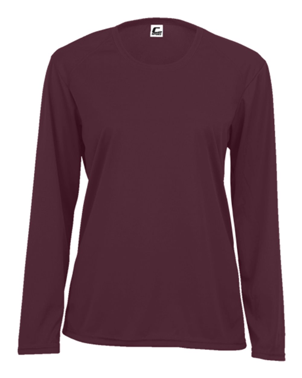 C2 Sport Women's Performance Long Sleeve T-Shirt. 5604 - Maroon