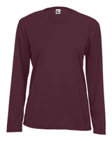 C2 Sport Women's Performance Long Sleeve T-Shirt. 5604 - Maroon