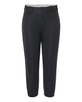Alleson Athletic Women's Fastpitch Softball Pants with Belt Loops. 605PBW - Black