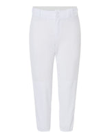Alleson Athletic Women's Fastpitch Softball Pants with Belt Loops. 605PBW - White