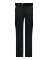 Alleson Athletic Men's Baseball Pants With Braid. 605WLB - Black/ White