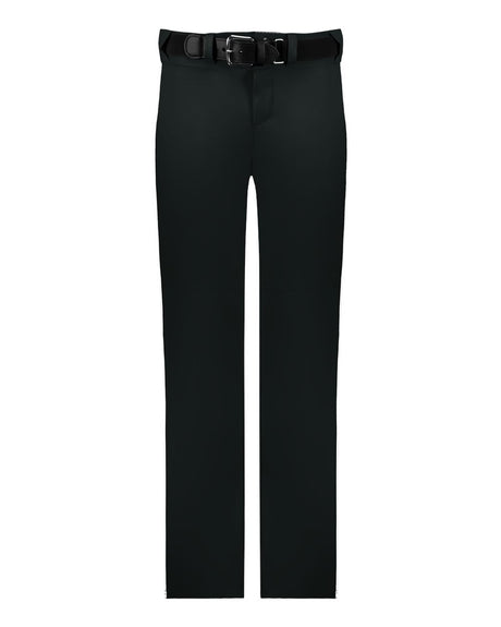 Alleson Athletic Men's Baseball Pants With Braid. 605WLB - Black/ White