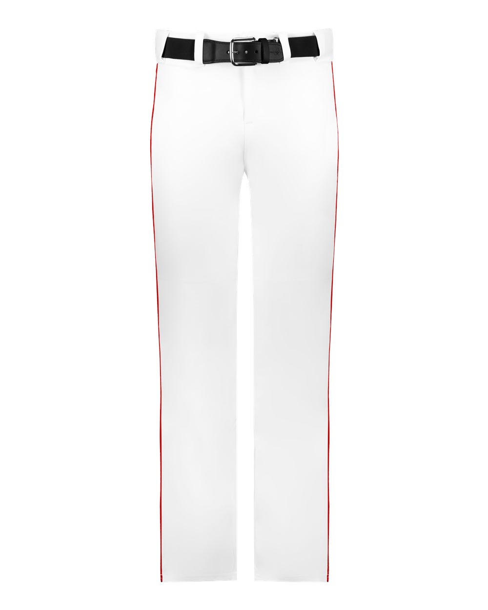 Alleson Athletic Men's Baseball Pants With Braid. 605WLB - White/ Red