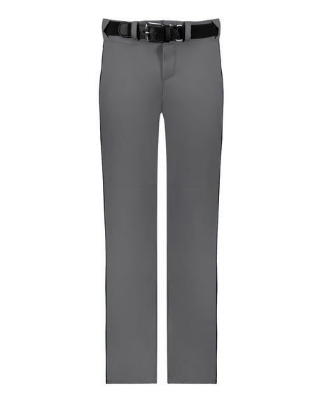 Alleson Athletic Men's Baseball Pants With Braid. 605WLB - Charcoal/ Navy