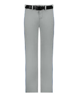 Alleson Athletic Men's Baseball Pants With Braid. 605WLB - Grey/ Royal