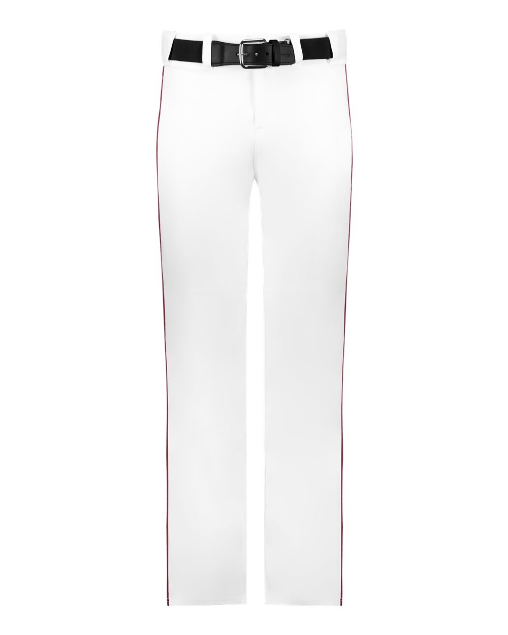 Alleson Athletic Men's Baseball Pants With Braid. 605WLB - White/ Maroon