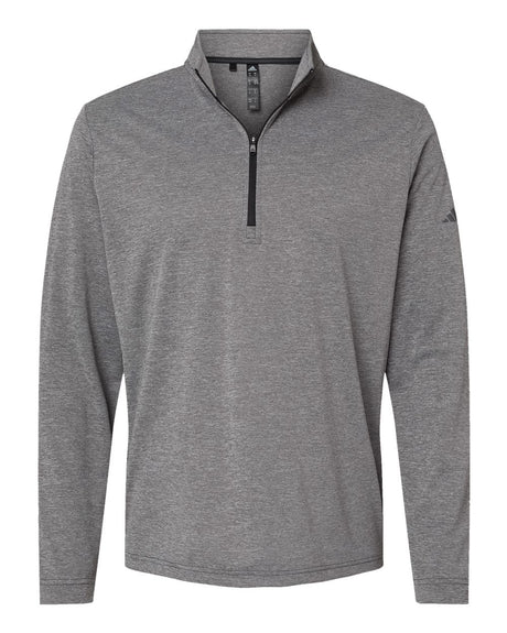 Adidas Men's Ultimate365 Lightweight Quarter-Zip Pullover. A401 - Black Heather