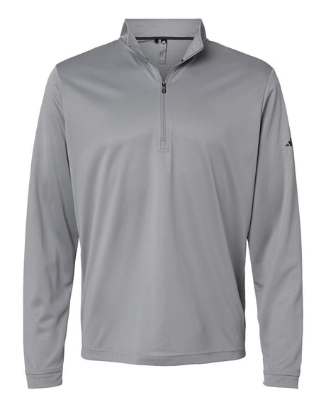 Adidas Men's Ultimate365 Lightweight Quarter-Zip Pullover. A401 - Grey Three