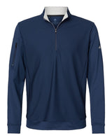 Adidas Men's Textured Quarter-Zip Pullover. A295 - Collegiate Navy