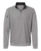 Adidas Men's Textured Quarter-Zip Pullover. A295 - Grey Three