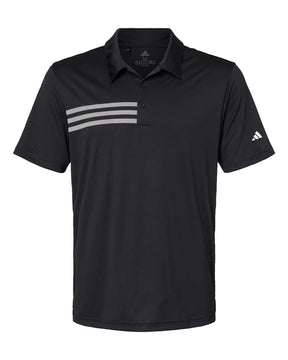 Adidas Men's 3-Stripes Chest Polo. A324 - Black/ White