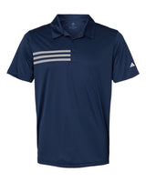 Adidas Men's 3-Stripes Chest Polo. A324 - Collegiate Navy/ White