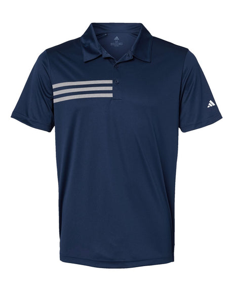 Adidas Men's 3-Stripes Chest Polo. A324 - Collegiate Navy/ White