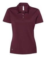 Adidas Women's Performance Polo. A231 - Maroon