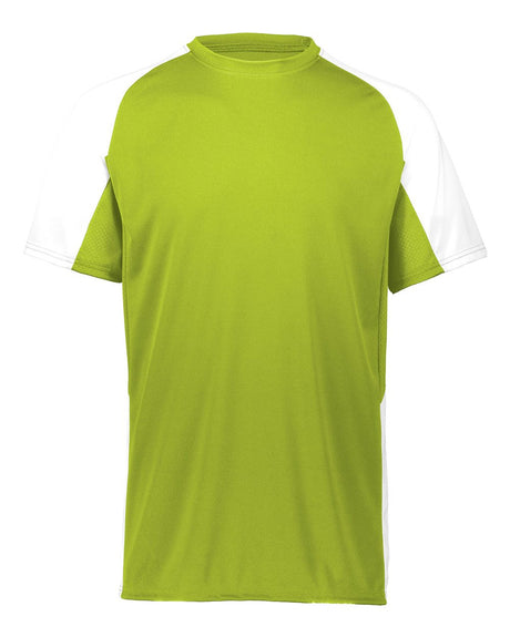 Augusta Sportswear Men's Cutter Jersey. 1517 - Lime/ White