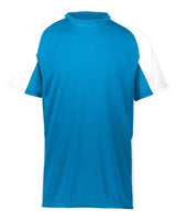 Augusta Sportswear Men's Cutter Jersey. 1517 - Power Blue/ White