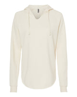 Independent Trading Co. Women’s Lightweight California Wave Wash Hooded Sweatshirt. PRM2500 - Bone
