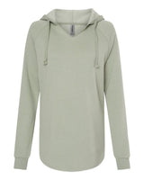 Independent Trading Co. Women’s Lightweight California Wave Wash Hooded Sweatshirt. PRM2500 - Sage