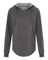 Independent Trading Co. Women’s Lightweight California Wave Wash Hooded Sweatshirt. PRM2500 - Shadow