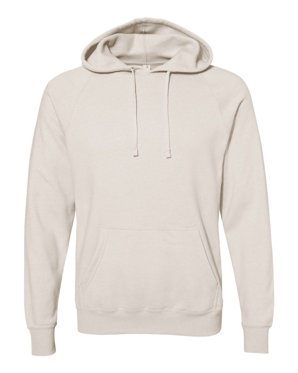 Independent Trading Co. Unisex Special Blend Raglan Hooded Sweatshirt. PRM33SBP - Stone Heather