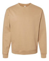 Independent Trading Co. Unisex Midweight Crewneck Sweatshirt. SS3000 - Sandstone
