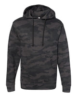 Independent Trading Co. Unisex Midweight Hooded Sweatshirt. SS4500 - Black Camo