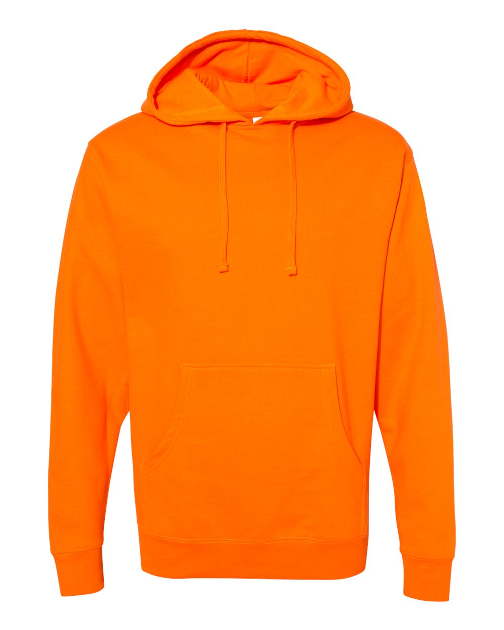 Independent Trading Co. Unisex Midweight Hooded Sweatshirt. SS4500 - Safety Orange